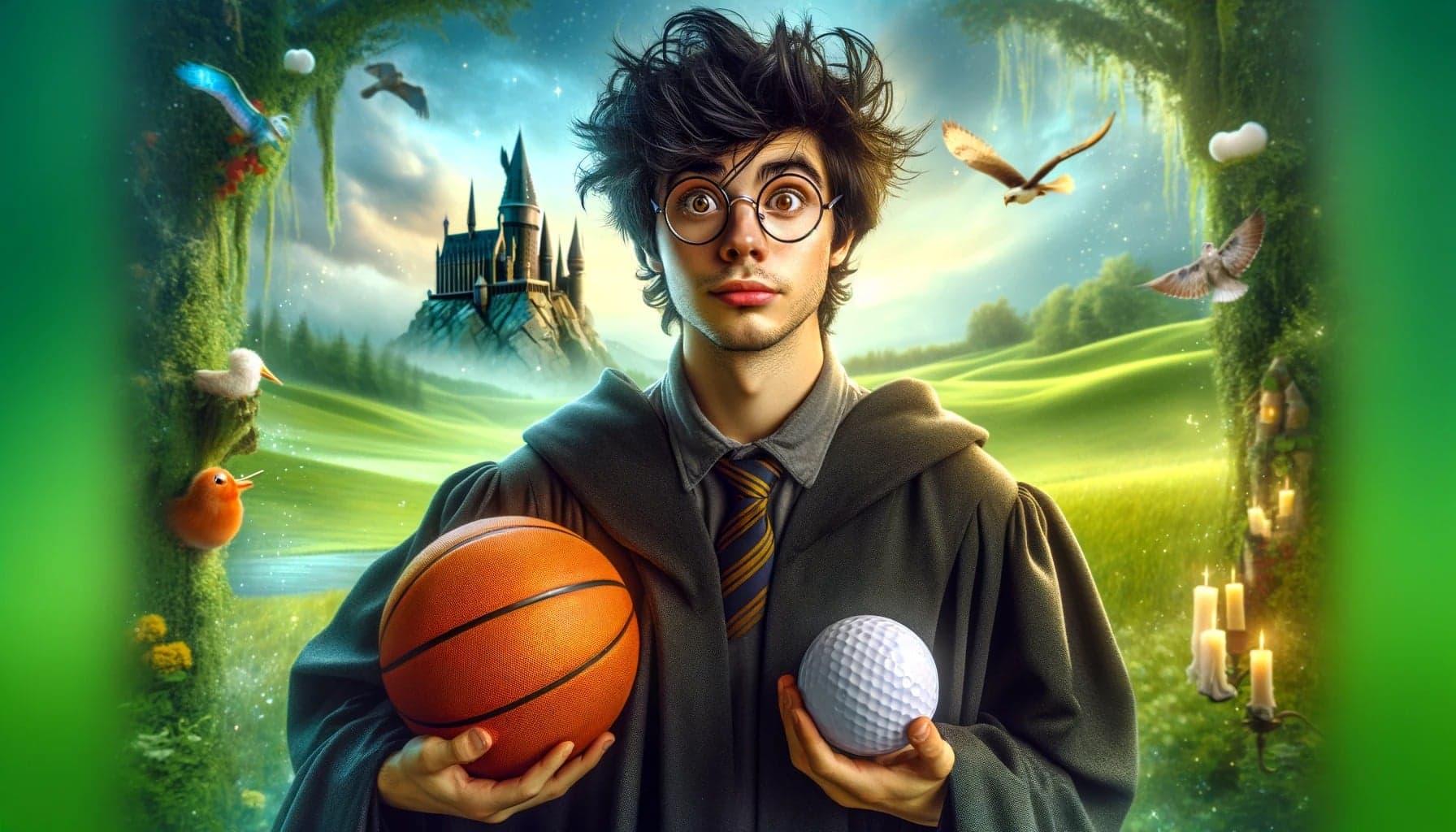 Harry Potter Golf vs. Basketball